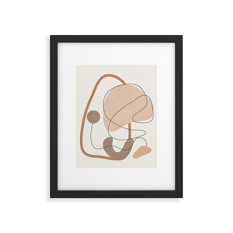 Abstract Line Movement III Framed Art Print Gallery Image 2