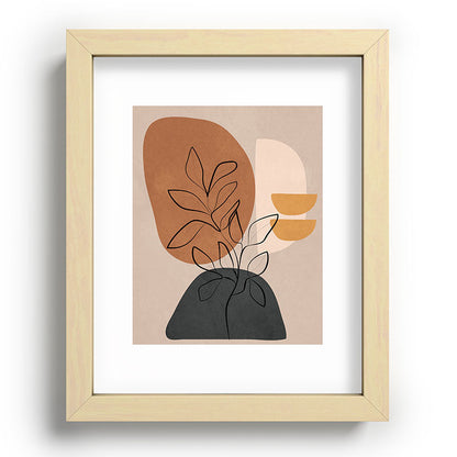 Abstract Minimal Plant 1 Framed Art Print Gallery Image 69