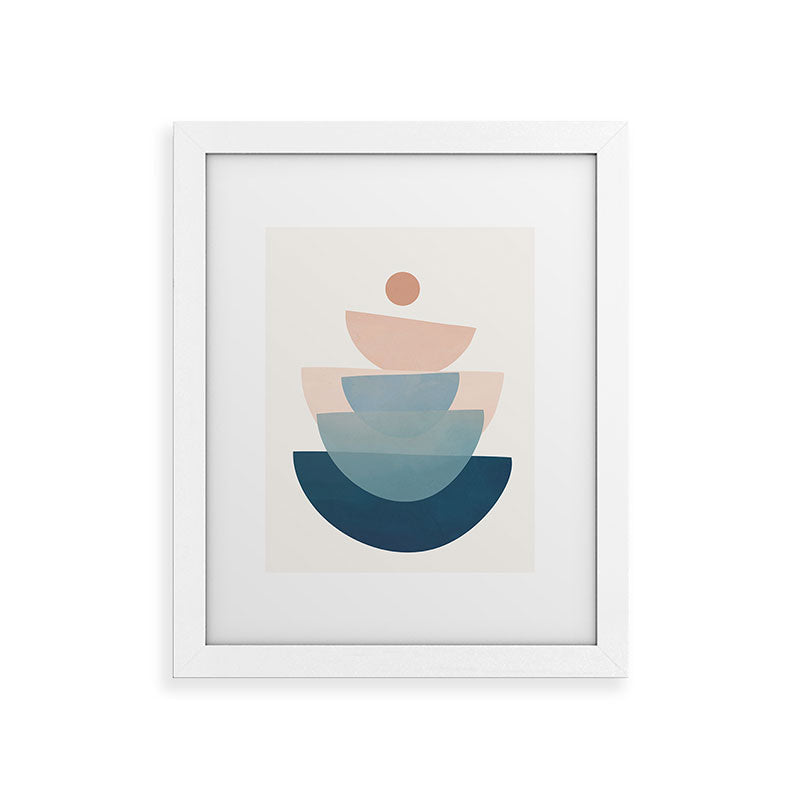 Abstract Minimal Shapes 31 Framed Art Print Gallery Image 69