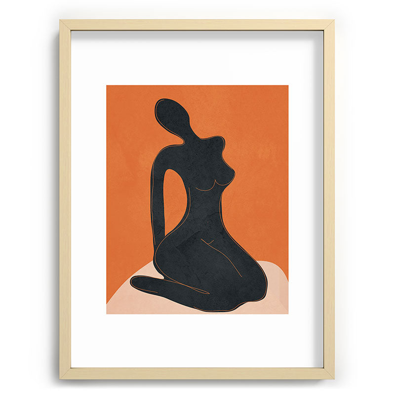 Abstract Nude II Framed Art Print Gallery Image 73