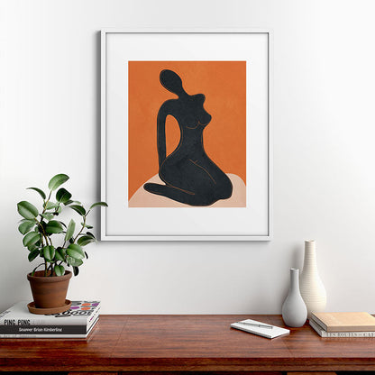 Abstract Nude II Framed Art Print Gallery Image 28