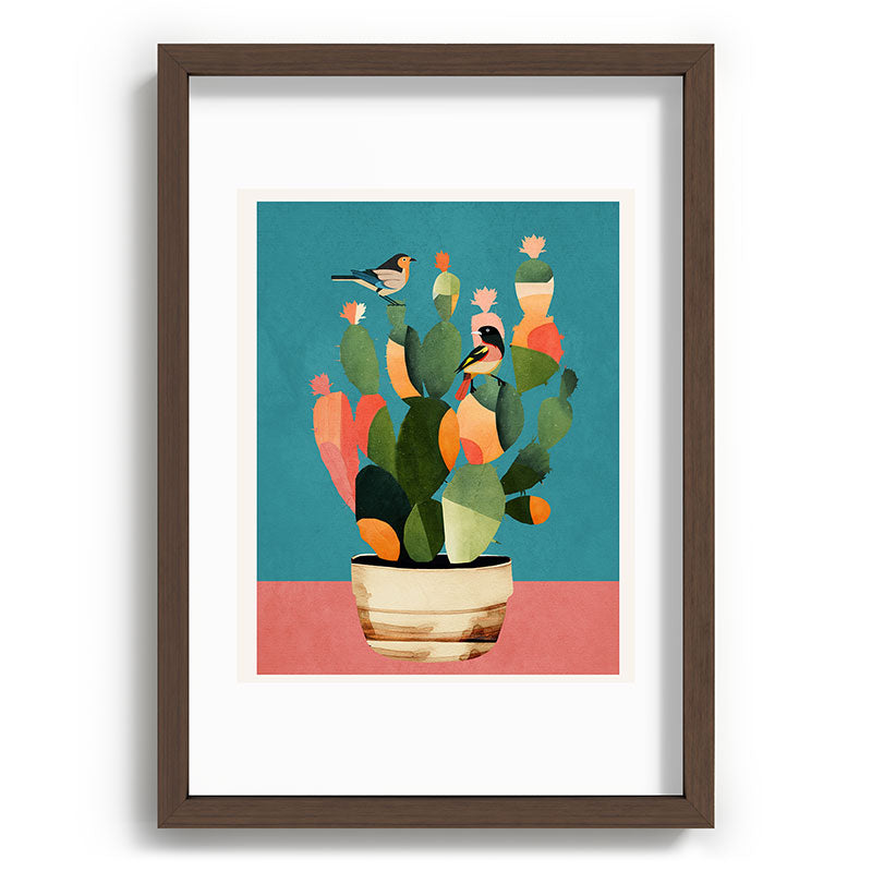Cactus and Birds 2 Framed Art Print Gallery Image 65