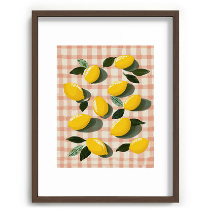 Lemon Picnic Still Life Framed Art Print Gallery Image 67