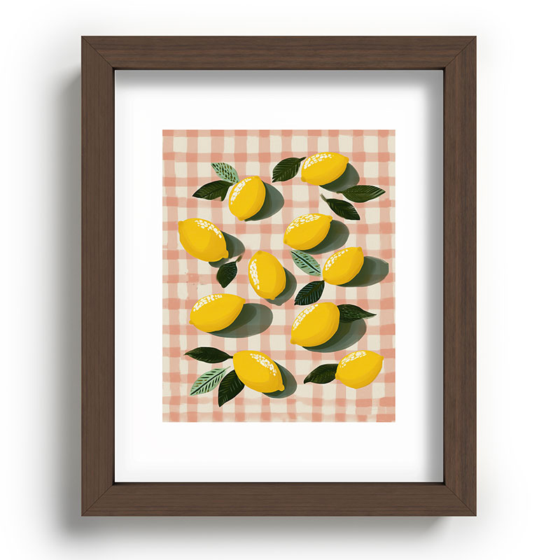 Lemon Picnic Still Life Framed Art Print Gallery Image 64