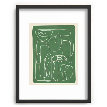 Lines in Space 7 Framed Art Print Gallery Image 61