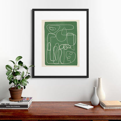 Lines in Space 7 Framed Art Print Gallery Image 35