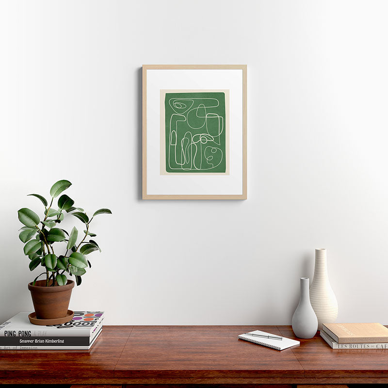 Lines in Space 7 Framed Art Print Gallery Image 19
