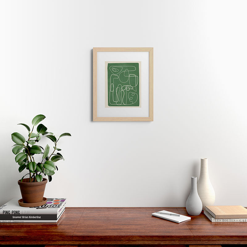 Lines in Space 7 Framed Art Print Gallery Image 46