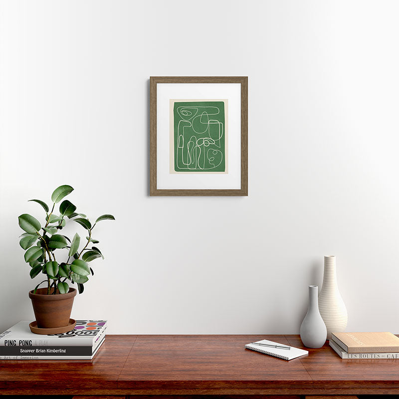 Lines in Space 7 Framed Art Print Gallery Image 39