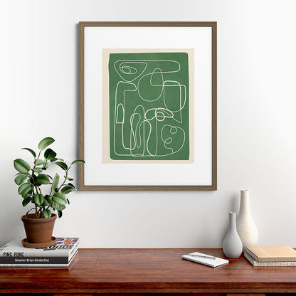Lines in Space 7 Framed Art Print Gallery Image 42