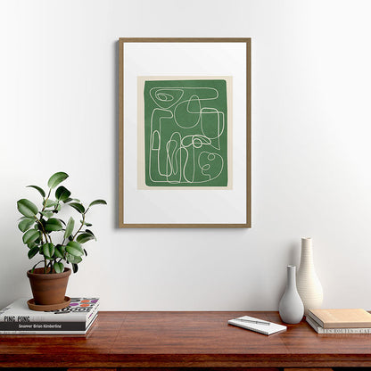 Lines in Space 7 Framed Art Print Gallery Image 13