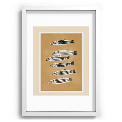Minimal Fish Study Framed Art Print Gallery Image 77