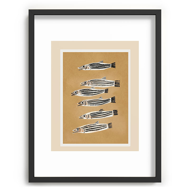 Minimal Fish Study Framed Art Print Gallery Image 61