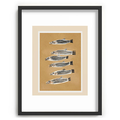 Minimal Fish Study Framed Art Print Gallery Image 61