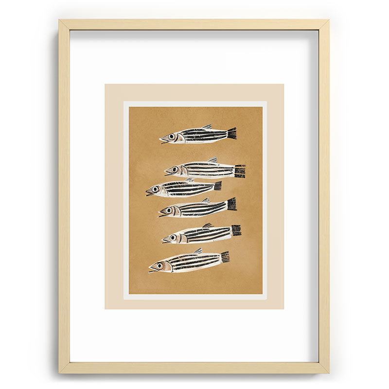 Minimal Fish Study Framed Art Print Gallery Image 72