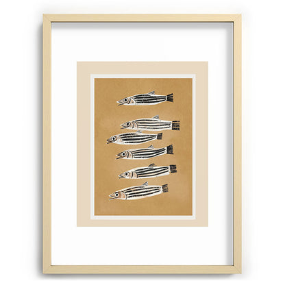 Minimal Fish Study Framed Art Print Gallery Image 73