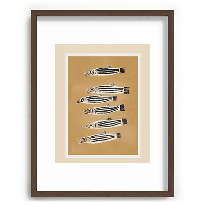 Minimal Fish Study Framed Art Print Gallery Image 66