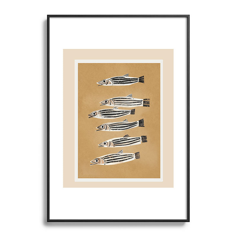 Minimal Fish Study Framed Art Print Gallery Image 83
