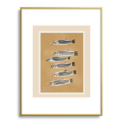 Minimal Fish Study Framed Art Print Gallery Image 91