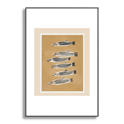 Minimal Fish Study Framed Art Print Gallery Image 86