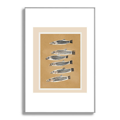 Minimal Fish Study Framed Art Print Gallery Image 101