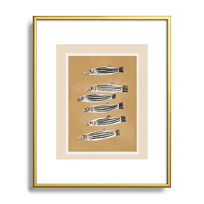 Minimal Fish Study Framed Art Print Gallery Image 88