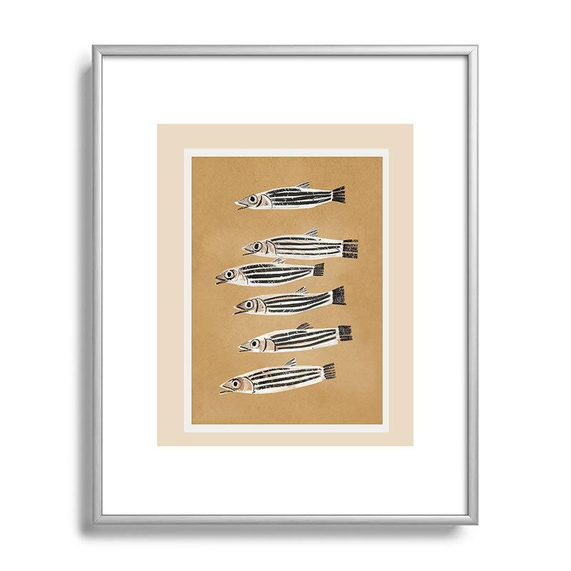 Minimal Fish Study Framed Art Print Gallery Image 96