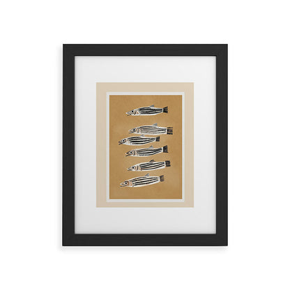 Minimal Fish Study Framed Art Print Gallery Image 29