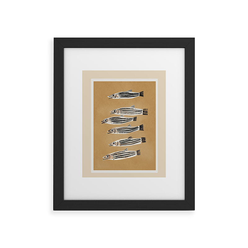 Minimal Fish Study Framed Art Print Gallery Image 34