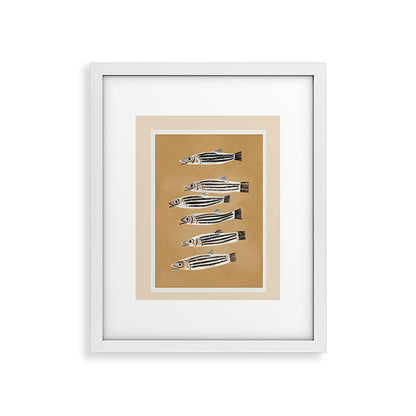 Minimal Fish Study Framed Art Print Gallery Image 26