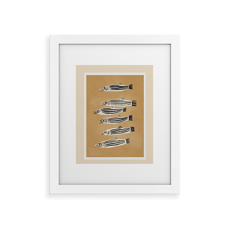 Minimal Fish Study Framed Art Print Gallery Image 53