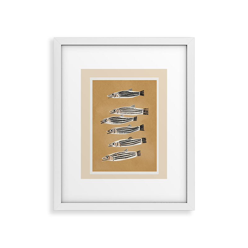 Minimal Fish Study Framed Art Print Gallery Image 23