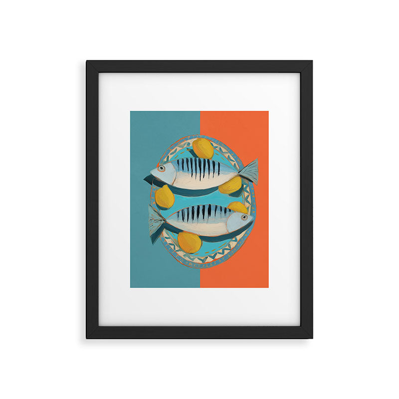 Modern Coastal Still Life Framed Art Print Gallery Image 1
