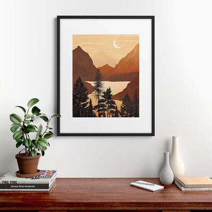 River Canyon Framed Art Print Gallery Image 9
