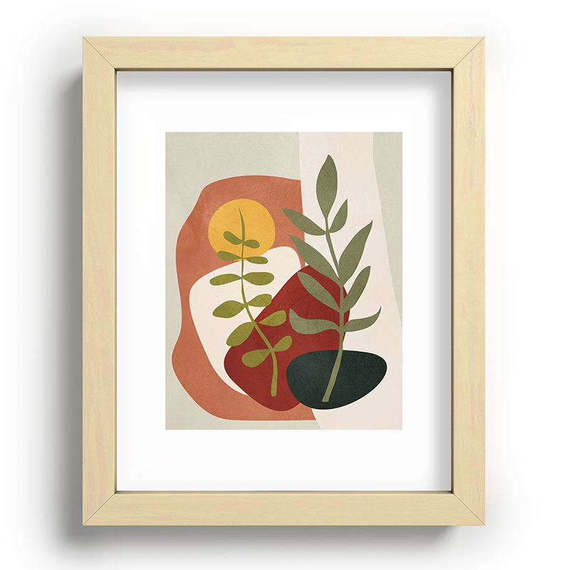 Two Abstract Branches Framed Art Print Gallery Image 69