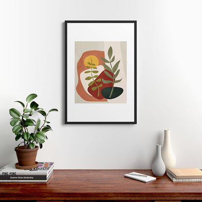 Two Abstract Branches Framed Art Print Gallery Image 6
