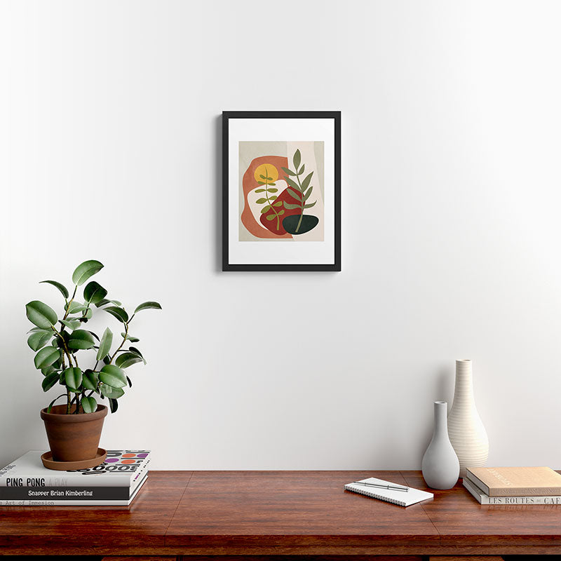 Two Abstract Branches Framed Art Print Gallery Image 3