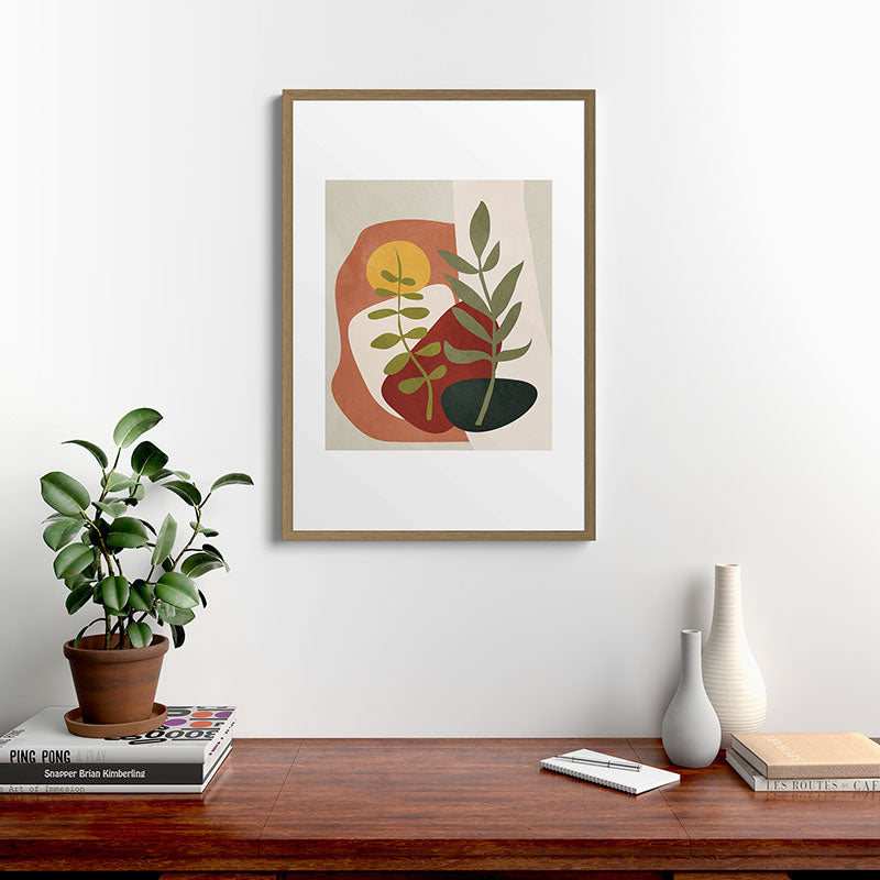 Two Abstract Branches Framed Art Print Gallery Image 13