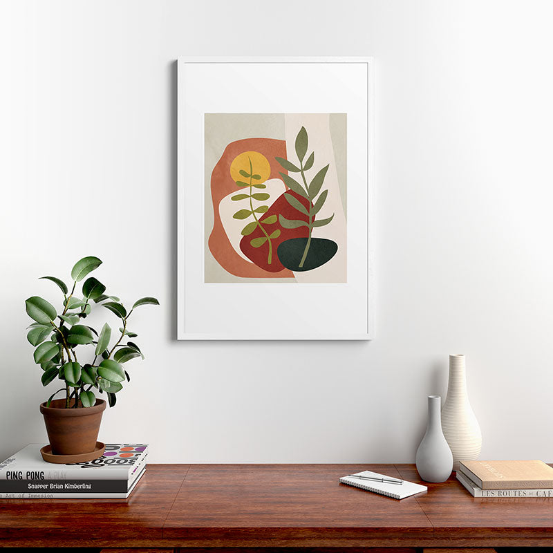 Two Abstract Branches Framed Art Print Gallery Image 27
