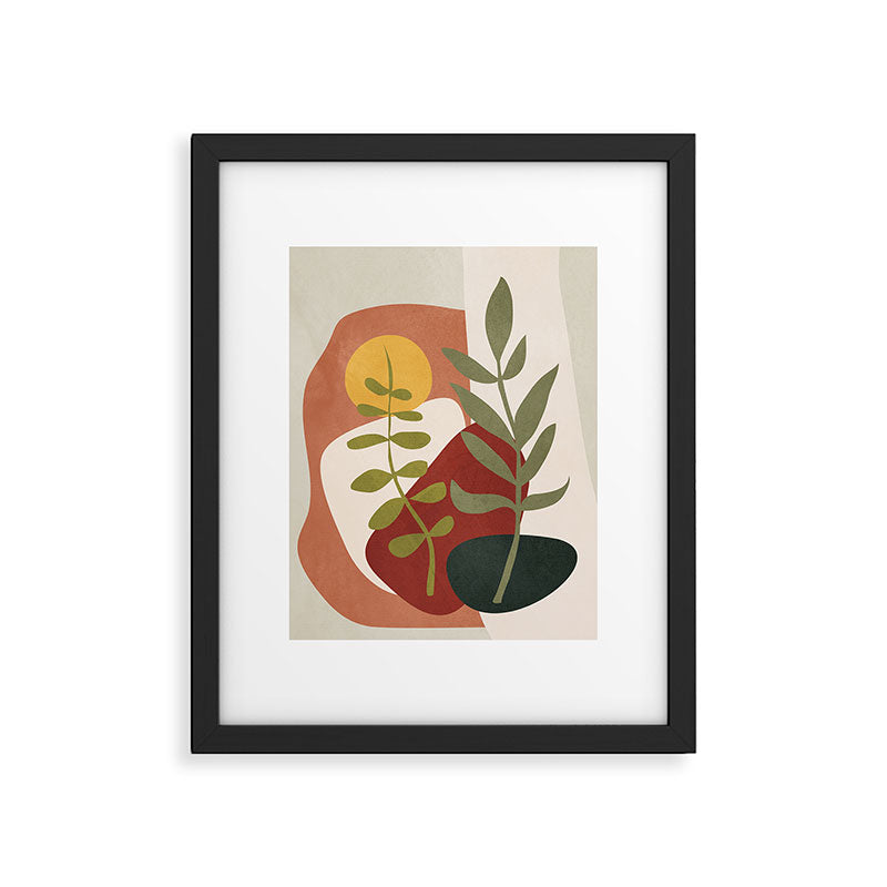 Two Abstract Branches Framed Art Print Gallery Image 1