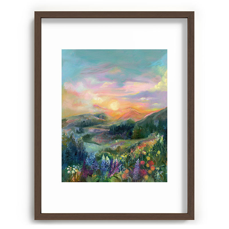 Sunset Landscape Framed Art Print Gallery Image 92