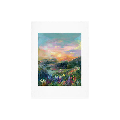 Sunset Landscape Art Print Gallery Image 8