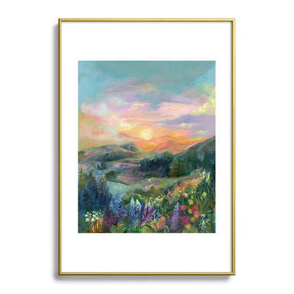 Sunset Landscape Framed Art Print Gallery Image 123