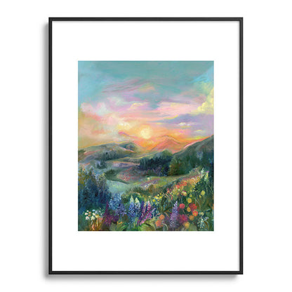 Sunset Landscape Framed Art Print Gallery Image 116