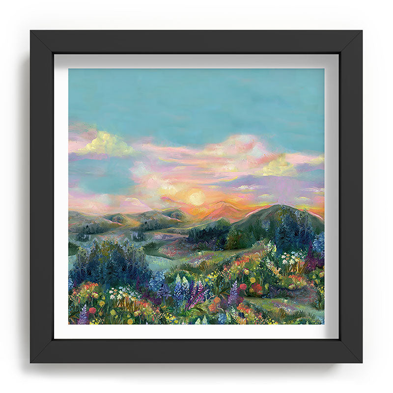 Sunset Landscape Framed Art Print Gallery Image 90
