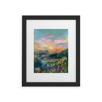 Sunset Landscape Framed Art Print Gallery Image 44