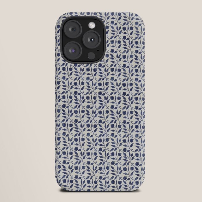 William Morris Vintage Rosehip Indigo Blue iPhone Case Gallery Image 20