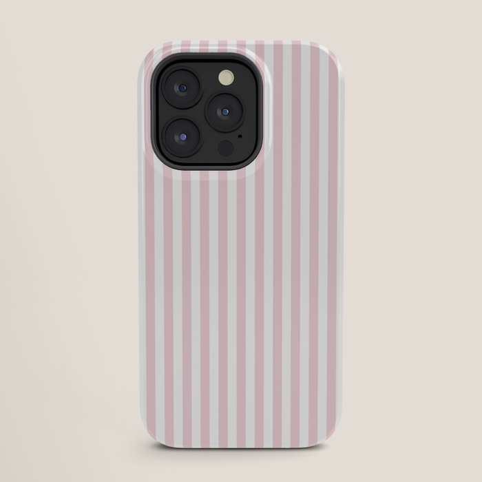 Pastel Pink & White Simple Stripe iPhone Case Gallery Image 27