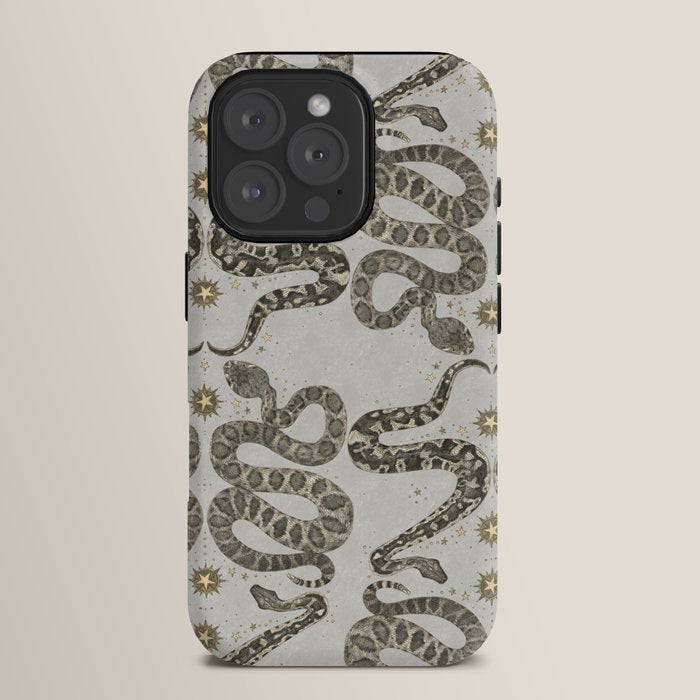 celestial snakes silver iPhone Case Gallery Image 15