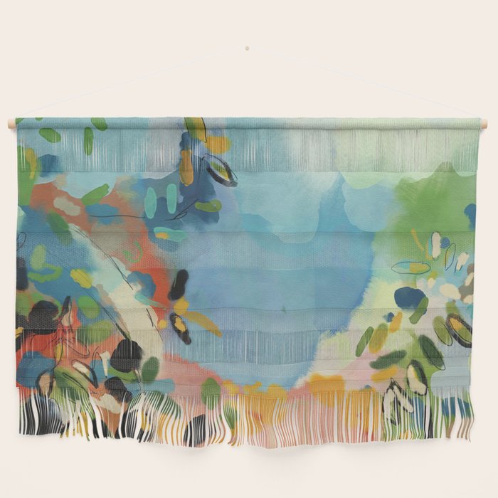 garden with sea view and olive tree Wall Hanging Gallery Image 2